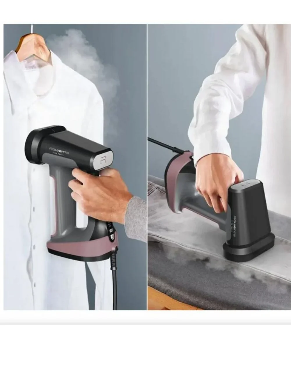 Rowenta Pure Force 3-in-1 Steamer & Iron Handheld Adjstable NEW